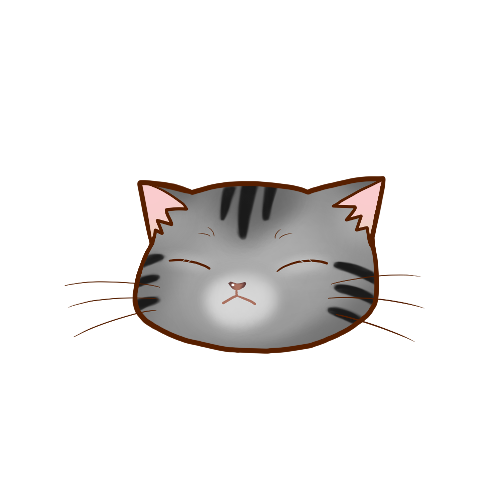 まんじゅう猫顔ｂ サバトラ 猫画工房