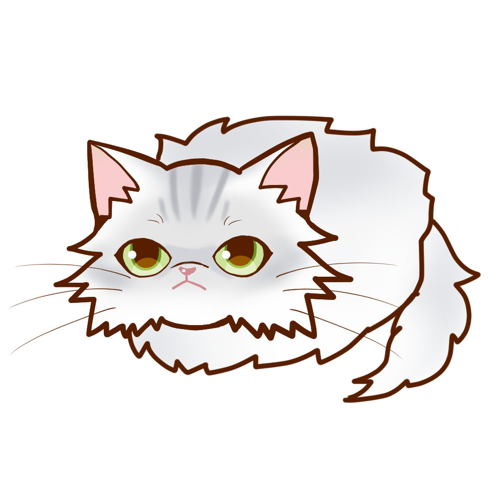 まんじゅうペルシャチンチラシルバー全身Ａ-Manjyu cat persian-chinchilla-silver whole body A-