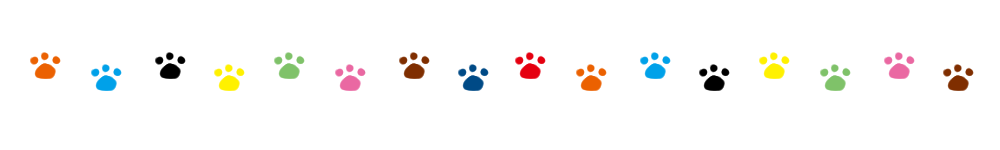 -cat-paw-pad-side-colorful-猫の足跡横並びラインカラフル
