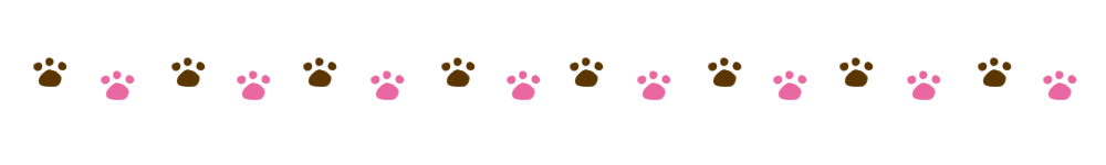 -cat-paw-pad-side-brown-pink-猫の足跡横並びラインブラウン×ピンク