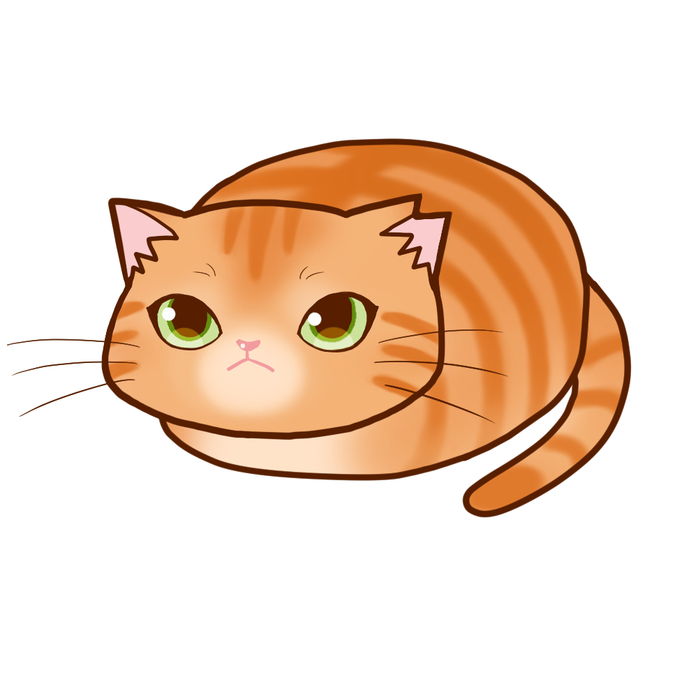 まんじゅう猫全身A（スコクリーム＆ホワイト） | 猫画工房