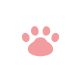 -simple-paw-pad-pink-シンプルな肉球足跡ピンク
